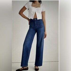 Madewell The Perfect Vintage Wide-Leg Jean:Patch Pocket Edition Caronia Wash 24P